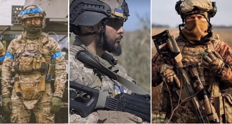 Nhân viên hợp đồng người Mỹ, Colombia và Ba Lan tại Ukraine. Ảnh: MW.