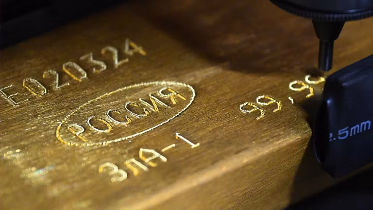 Trung Quốc đã mua vàng của Nga với số lượng kỷ lục trong tháng 11 vừa qua. Ảnh: Sputnik.