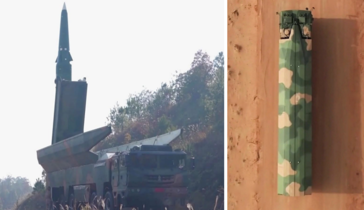 Biến thể DF-17 mới (trái) và DF-17. Ảnh: MW.