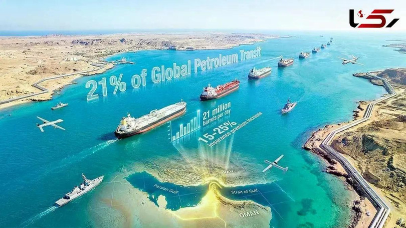 Eo biển Hormuz nếu bị phong tỏa có thể làm rung chuyển kinh tế toàn cầu. Ảnh: Getty.