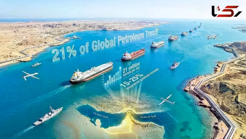 Eo biển Hormuz nếu bị phong tỏa có thể làm rung chuyển kinh tế toàn cầu. Ảnh: Getty.