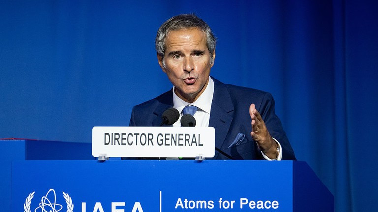 Giám đốc IAEA Rafael Grossi tại hội nghị thường niên của cơ quan này ở Vienna, Áo, ngày 15/9. Ảnh: Getty.