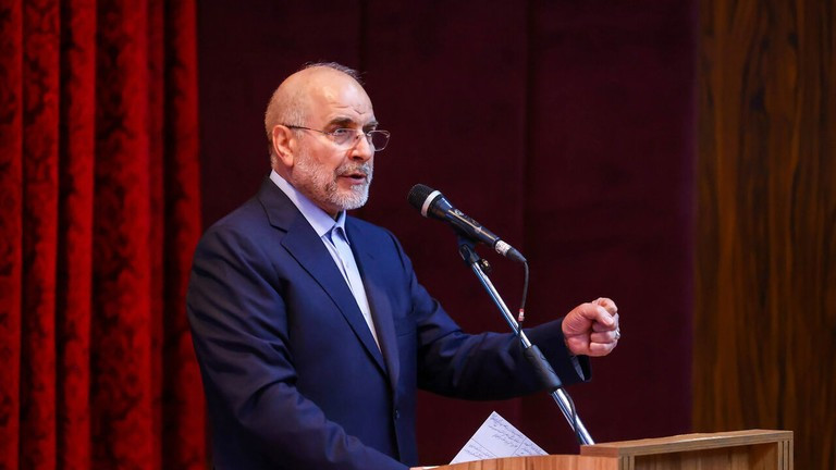 Chủ tịch Quốc hội Iran Mohammad Ghalibaf. Ảnh: Getty.