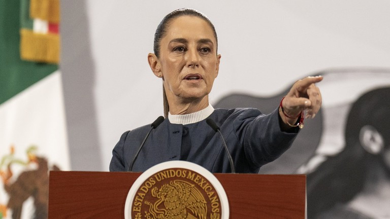 Tổng thống Mexico Claudia Sheinbaum. Ảnh: Getty.