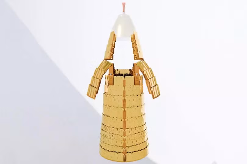 Trong nhiều thế kỷ, vẻ lộng lẫy của áo giáp vàng thời nhà Đường chỉ còn tồn tại trong thơ ca và trí tưởng tượng. Ảnh: SCMP.