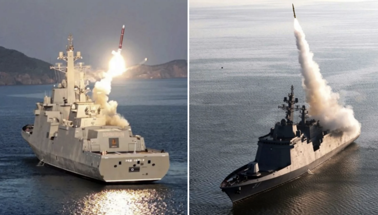 Tàu khu trục lớp Choe Hyon của Triều Tiên. Ảnh: MW.