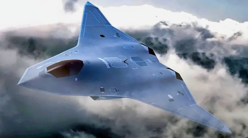 Ảnh đồ họa về mẫu tiêm kích thế hệ 6 F/A-XX của Hải quân Mỹ. Ảnh: Getty.