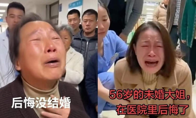 Nhiều bậc cha mẹ Trung Quốc dùng AI tạo video để thúc giục con cái kết hôn. Ảnh: OC.