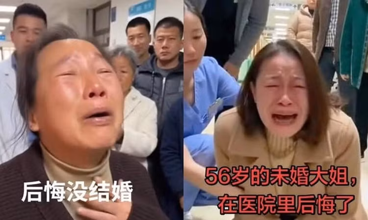 Nhiều bậc cha mẹ Trung Quốc dùng AI tạo video để thúc giục con cái kết hôn. Ảnh: OC.