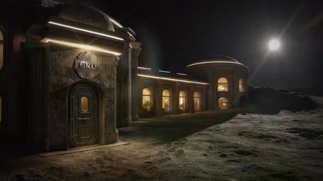 Ảnh đồ họa về khách sạn đầu tiên được xây dựng trên Mặt Trăng. Ảnh: GRU.