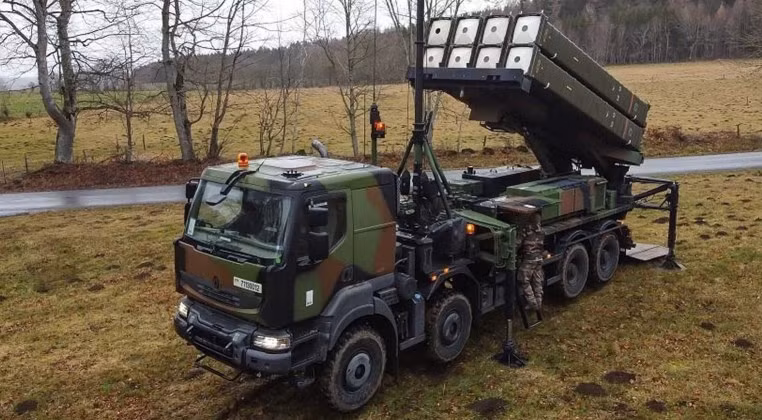 Phương tiện phóng thuộc hệ thống SAMP/T NG của Pháp. Ảnh: MW.