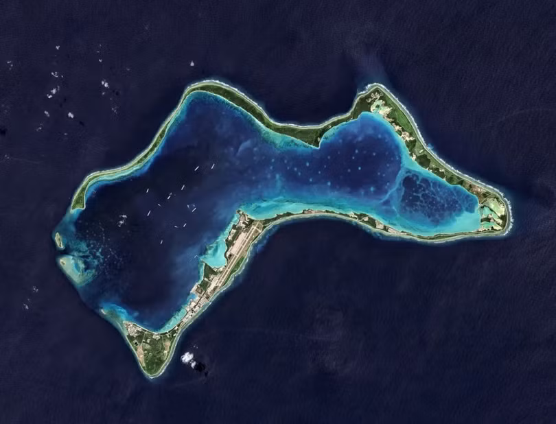Năm 1971, Mỹ và Anh đã xây dựng một căn cứ quân sự trên đảo Diego Garcia, một trong những hòn đảo thuộc quần đảo Chagos. Ảnh: Getty.