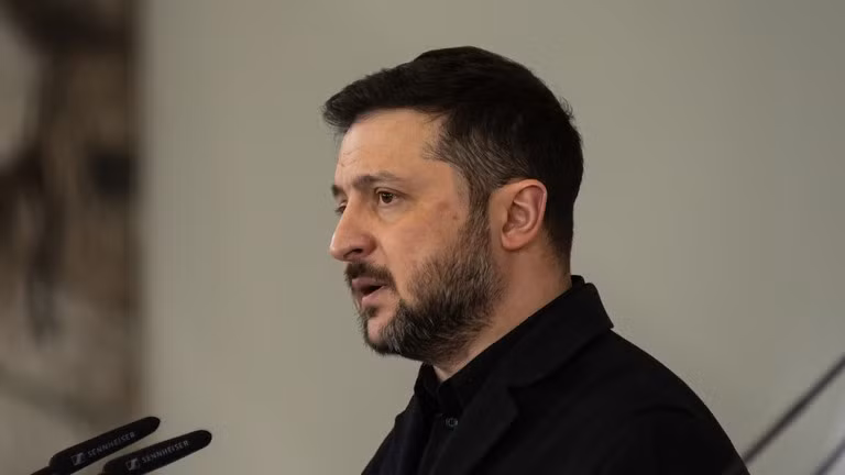 Tổng thống Ukraine Volodymyr Zelensky. Ảnh: Getty.