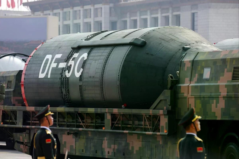 Lầu Năm Góc cho biết lãnh thổ Mỹ đang "ngày càng dễ bị tổn thương", viện dẫn kho vũ khí ngày càng lớn mạnh của Trung Quốc bao gồm năng lực hạt nhân, hàng hải và tấn công tầm xa thông thường, năng lực mạng và không gian. Ảnh: EPA.