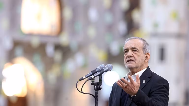 Tổng thống Iran Masoud Pezeshkian. Ảnh: Getty.