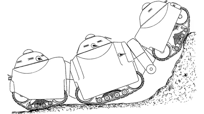 Bản vẽ phác thảo của nhà thiết kế dựa trên bằng sáng chế chính thức của Pháp. Ảnh: IE.