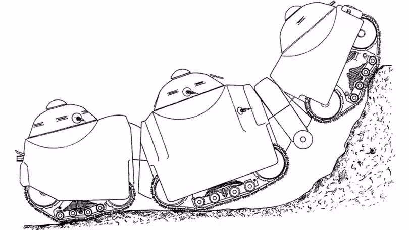 Bản vẽ phác thảo của nhà thiết kế dựa trên bằng sáng chế chính thức của Pháp. Ảnh: IE.