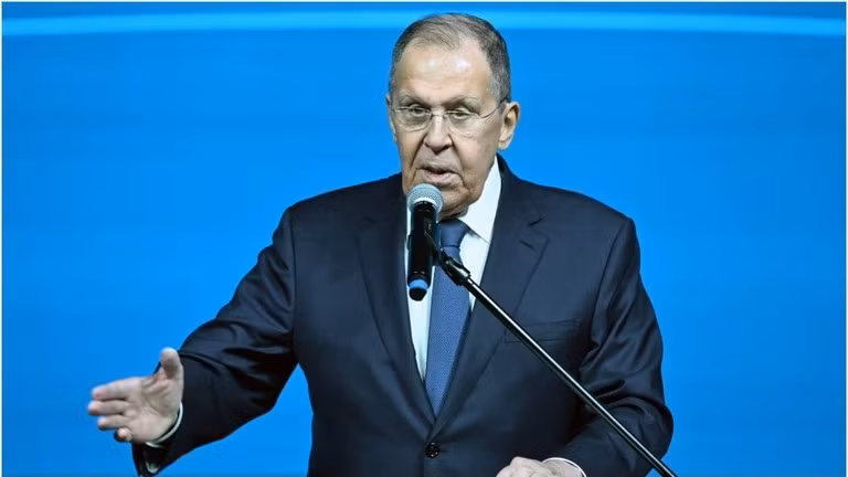 Ngoại trưởng Nga Sergey Lavrov phát biểu tại một sự kiện ở Moscow ngày 5/1. Ảnh: Sputnik.