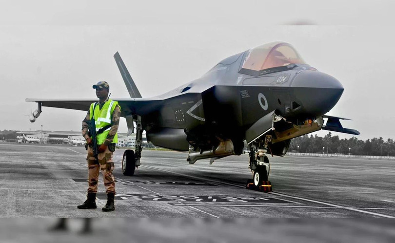 Máy bay F-35B của quân đội Anh. Ảnh: Getty.