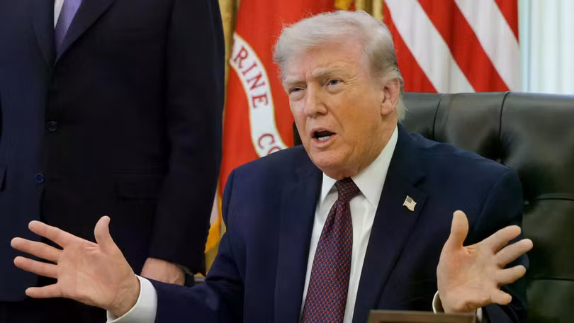 Tổng thống Mỹ Donald Trump cho biết chiến tranh với Iran có thể sớm kết thúc, đồng thời cảnh báo khả năng rời khỏi NATO. Ảnh: Axios.