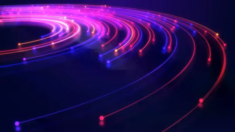 Hình ảnh một luồng ánh sáng photon. Ảnh: IE.