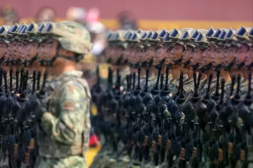 Quân Giải phóng Nhân dân Trung Quốc cho biết công nghệ lượng tử đang được thử nghiệm trên tiền tuyến. Ảnh: Xinhua.