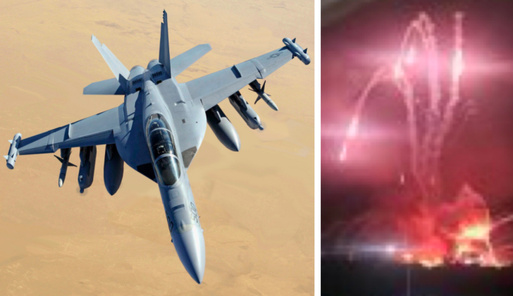 EA-18G đóng vai trò trung tâm trong việc phá hủy hệ thống tên lửa phòng không của Venezuela. Ảnh: MW.