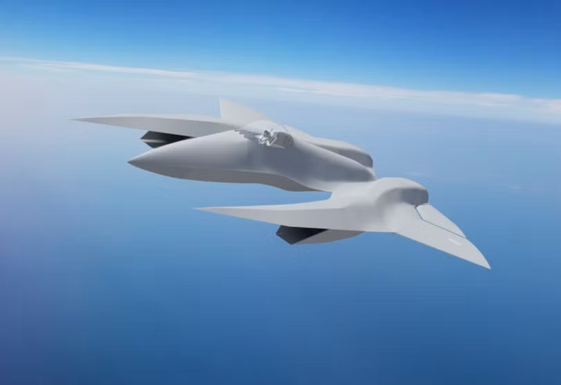 Ảnh đồ họa về mẫu chiến đấu cơ SM-39 Razor. Ảnh: Stavatti.