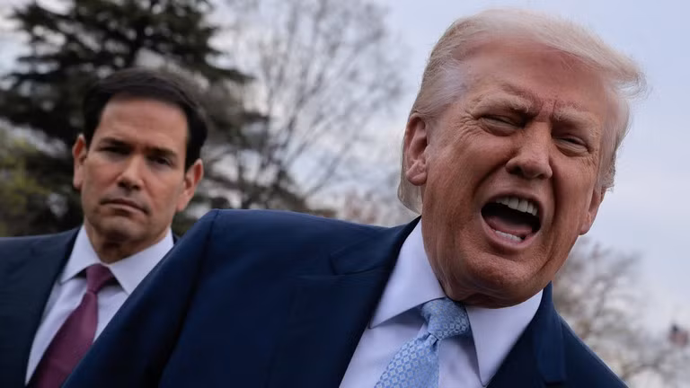 Ông Trump chỉ trích kịch liệt NATO vì không hỗ trợ Mỹ trong chiến dịch chống Iran. Ảnh: Getty.