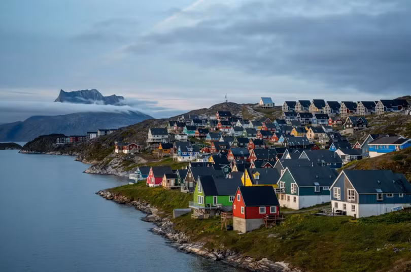 Hình ảnh Nuuk, Greenland, chụp ngày 13/8/2025. Ảnh: Getty.