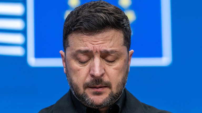 Tổng thống Ukraine Volodymyr Zelensky. Ảnh: Getty.