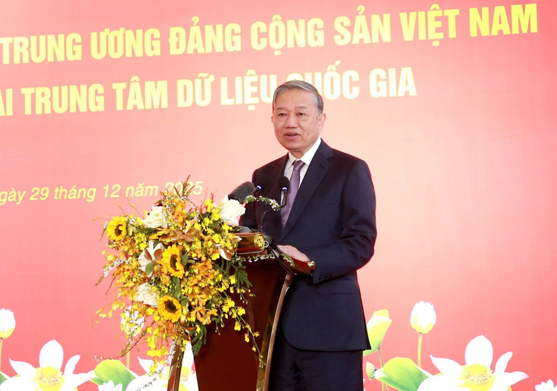 Tổng bí thư yêu cầu xây dựng Trung tâm Dữ liệu quốc gia thực sự trở thành “trái tim” của nền kinh tế dữ liệu. Ảnh: Dangcongsan.vn