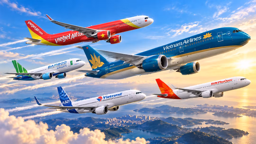 Cuộc đua thị phần gắt gao trên bầu trời, Vietnam Airlines và Vietjet liên tục "đổi ngôi"