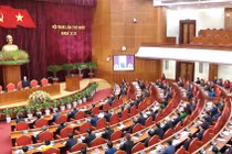 Toàn cảnh Hội nghị lần thứ I Ban Chấp hành Trung ương Đảng khoá XIII.
