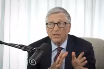 Tỷ phú, nhà từ thiện Mỹ Bill Gates. Ảnh: Yahoo News.