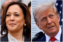 Phó Tổng thống Mỹ Kamala Harris và cựu Tổng thống Donald Trump đang có cuộc đua sít sao (Ảnh: Reuters)
