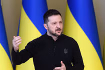 Tổng thống Ukraine Volodymyr Zelensky. Ảnh: Getty.