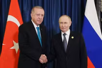 Tổng thống Thổ Nhĩ Kỳ Recep Tayyip Erdogan (trái) và Tổng thống Nga Vladimir Putin. Ảnh: Sputnik.