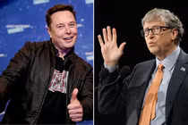 Elon Musk và Bill Gates đưa ra ý kiến trái chiều về Bitcoin (Ảnh: RT)