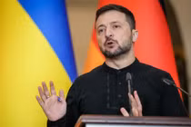Tổng thống Ukraine Volodymyr Zelensky. Ảnh: Getty.