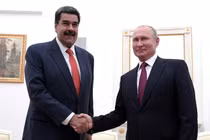 Tổng thống Nga Vladimir Putin gặp Tổng thống Venezuela Nicolas Maduro tại Moscow vào ngày 25/9/2019. Ảnh: Getty.