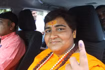 Bà Pragya Singh Thakur ở Bhopal, Ấn Độ (Ảnh: Reuters)