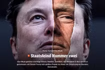 Trang bìa của tờ Der Spiegel nhằm vào Elon Musk và ông Donald Trump (Ảnh: Der Spiegel)