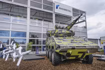 Hệ thống phòng không Skyranger của Rheinmetall (Ảnh: RT)