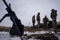 Binh sĩ Ukraine thuộc lữ đoàn 24. Ảnh: Getty.