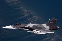 Chiến đấu cơ Gripen-E của Không quân Thụy Điển. Ảnh: Eurasian Times.