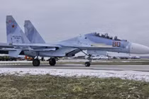 Chiến đấu cơ Su-30 của Lực lượng Không quân Vũ trụ Nga. Ảnh: MW.