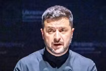 Tổng thống Ukraine Volodymyr Zelensky. Ảnh: Getty.