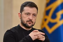 Tổng thống Ukraine Volodymyr Zelensky. Ảnh: Getty.