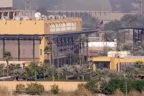 Đại sứ quán Mỹ tại Iraq trong bức ảnh chụp vào năm 2020. Ảnh: Reuters.